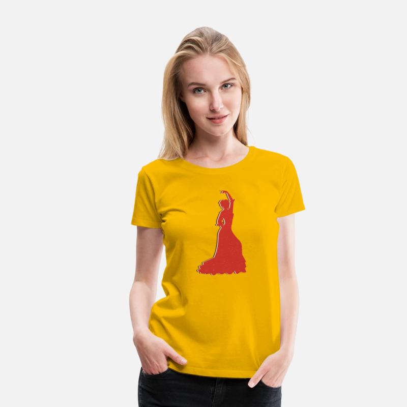 Elegant Flamenco Dancer Silhouette