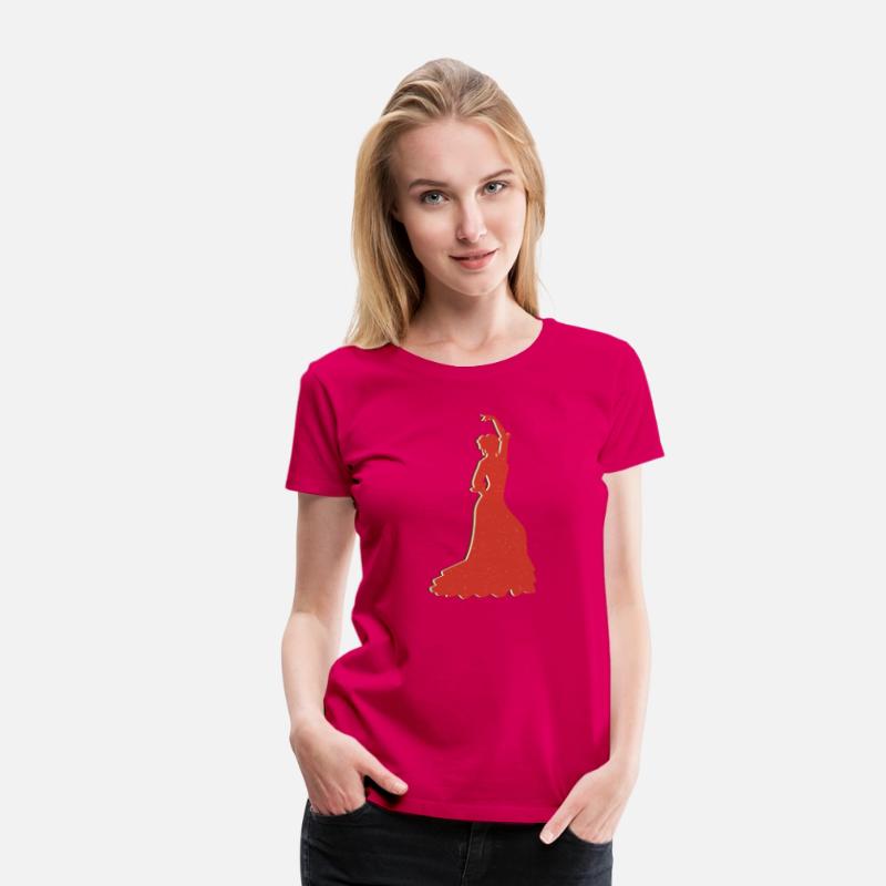 Elegant Flamenco Dancer Silhouette