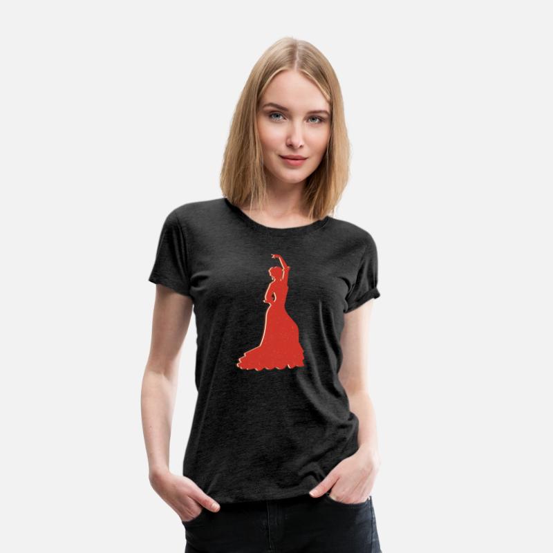 Elegant Flamenco Dancer Silhouette