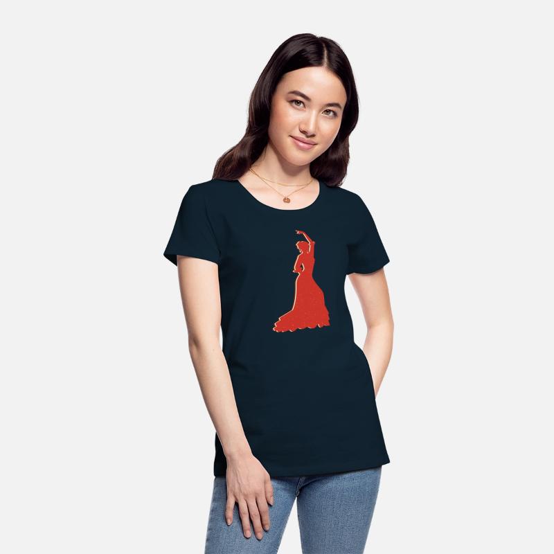 Elegant Flamenco Dancer Silhouette