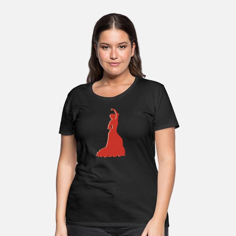 Elegant Flamenco Dancer Silhouette