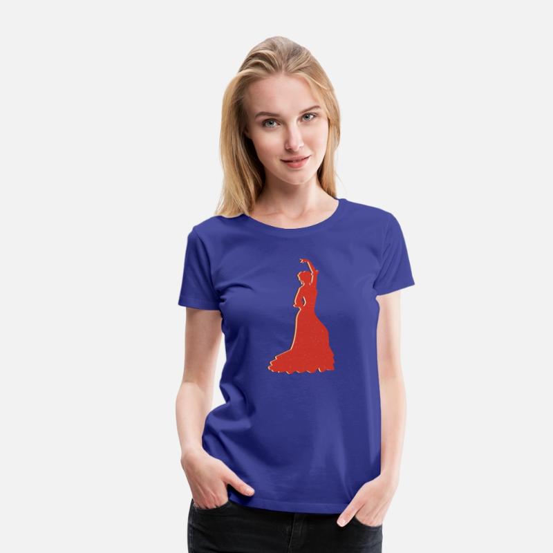 Elegant Flamenco Dancer Silhouette