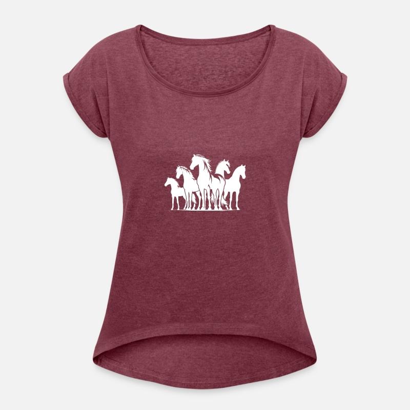 Elegant Horses With An Elegant Wild Mane