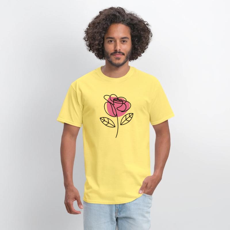Elegant Simplicity: One-Line Rose Drawing