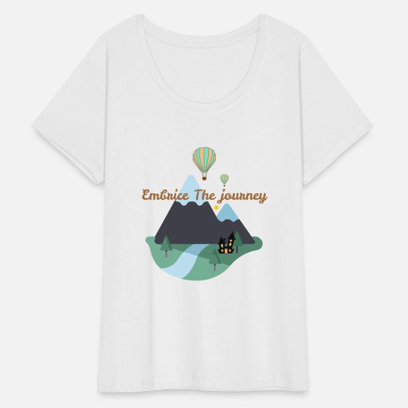 Embrace The Journey Mountain Scene