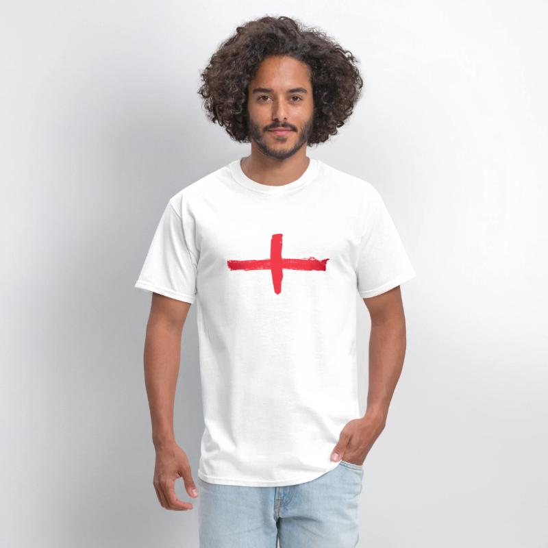 England Flag Paint Style