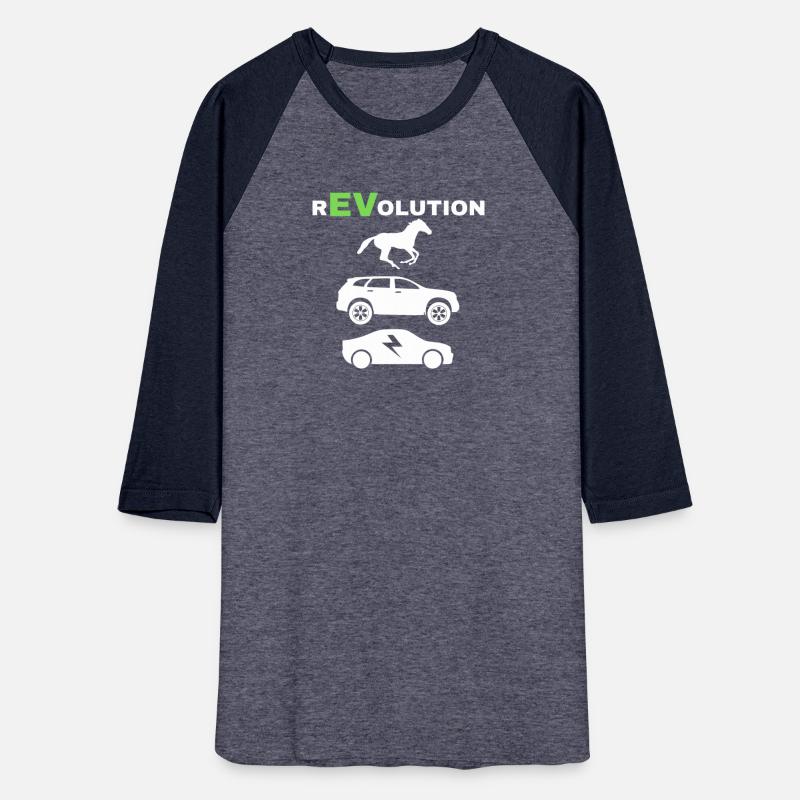EV rEVolution with GREEN EV Text Horse SUV EV VERT