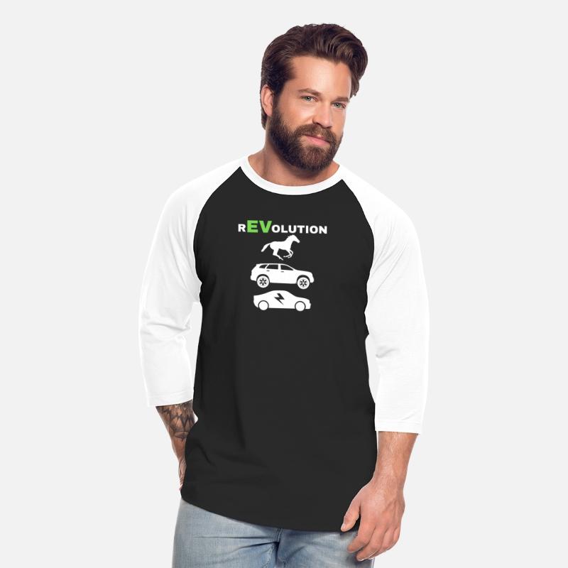 EV rEVolution with GREEN EV Text Horse SUV EV VERT