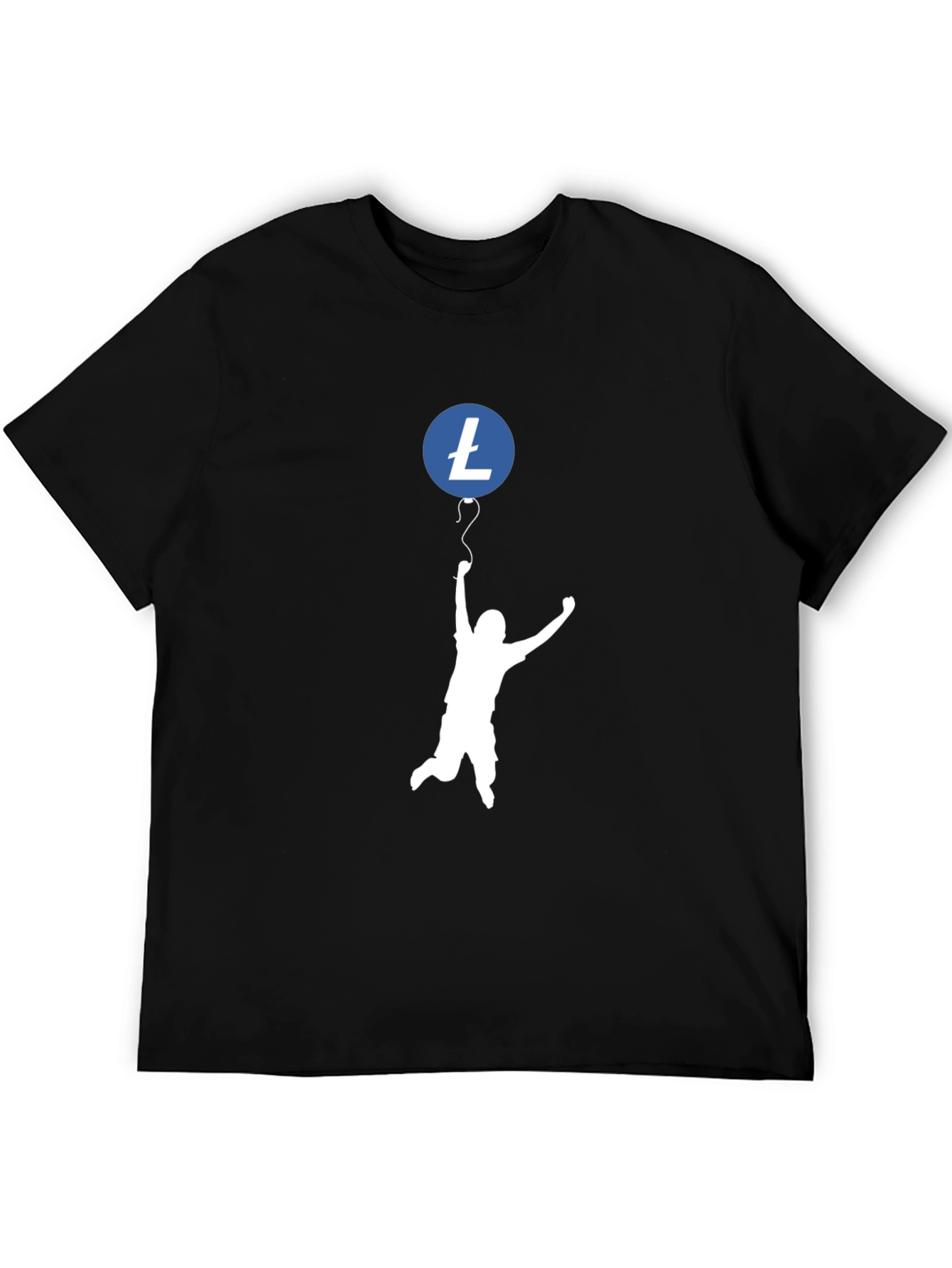 Litecoin Crypto T-Shirt - Jumping for Joy!