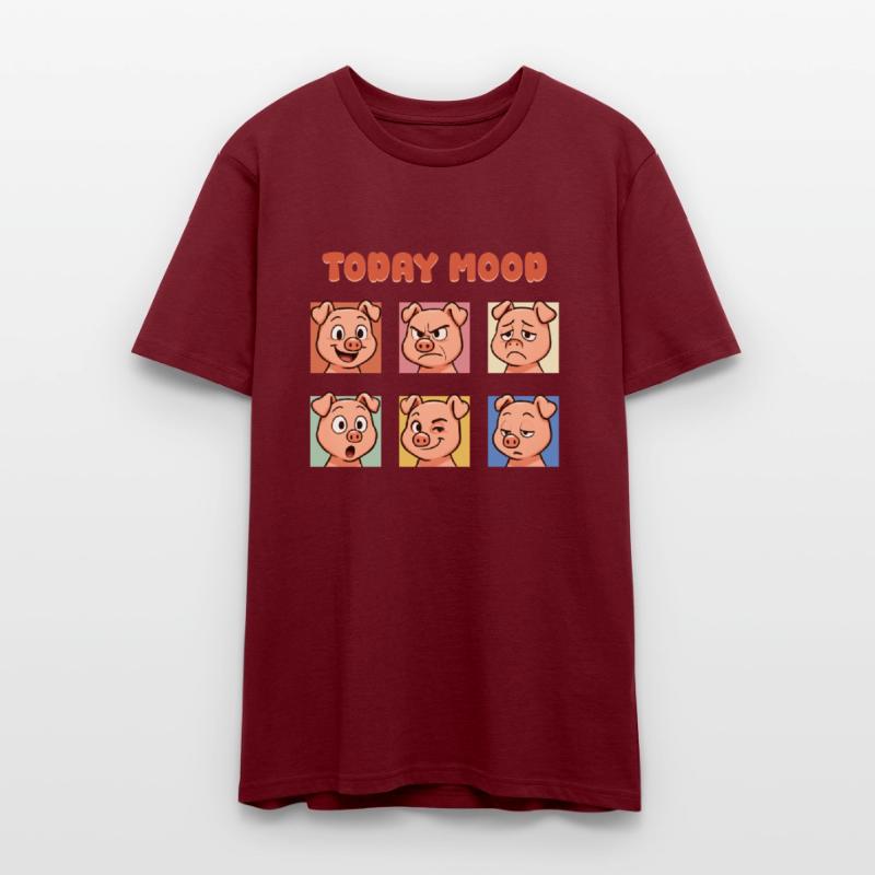Expressive Pig Mood Bar Graph
