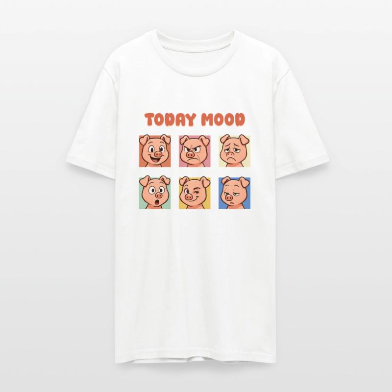 Expressive Pig Mood Bar Graph