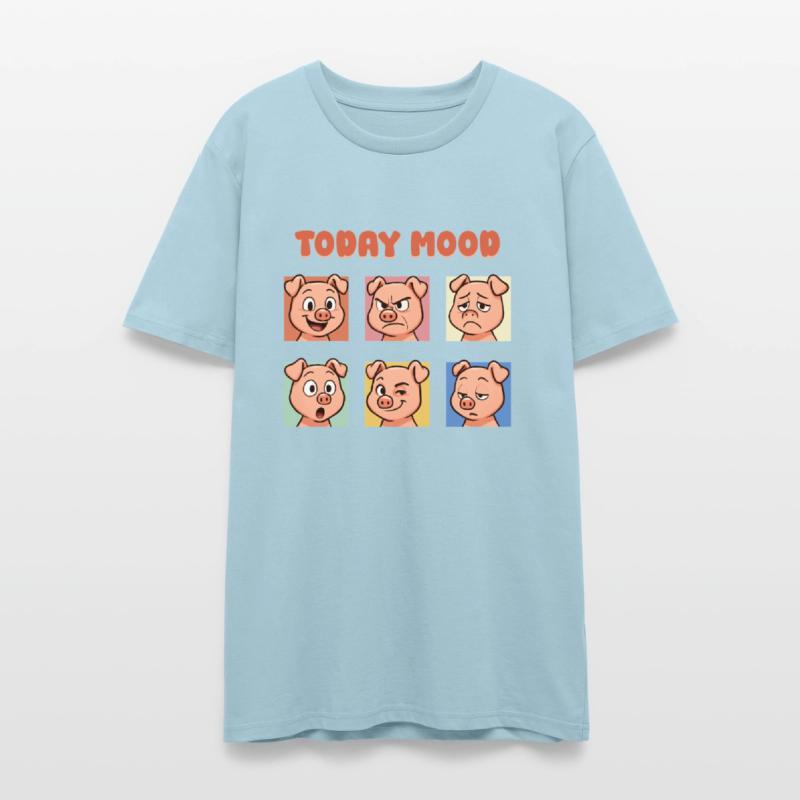 Expressive Pig Mood Bar Graph