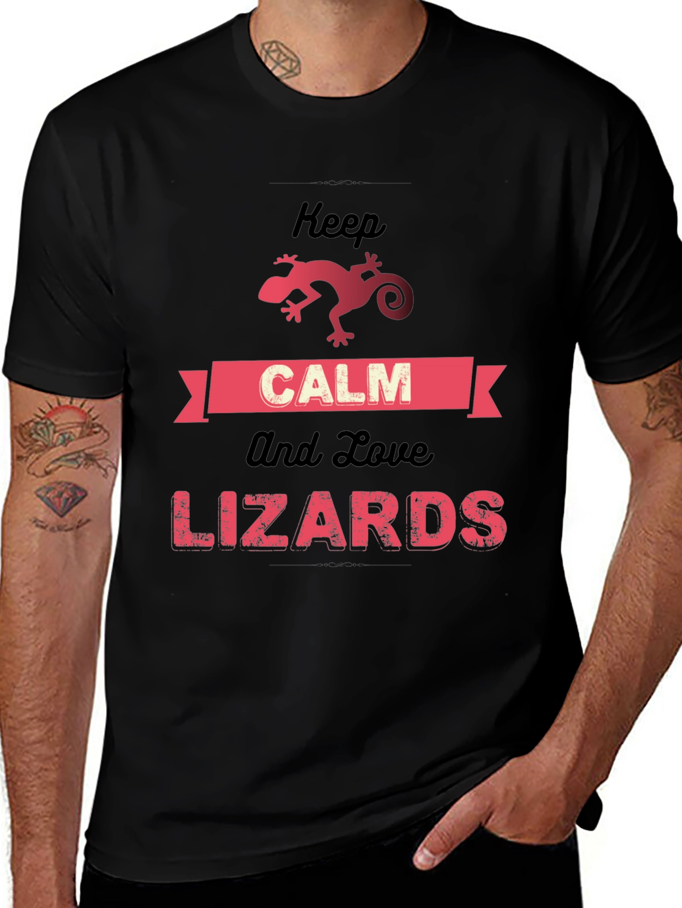 Keep Calm and Love Lizards T-Shirt