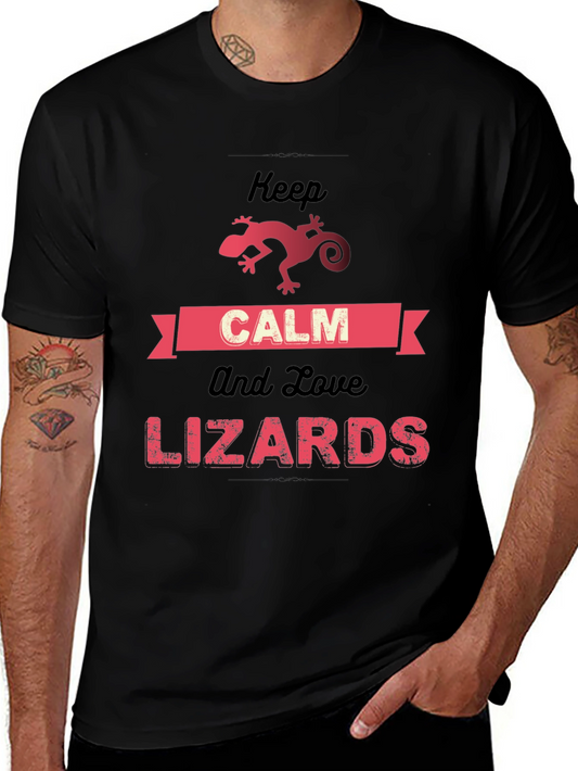Keep Calm and Love Lizards T-Shirt