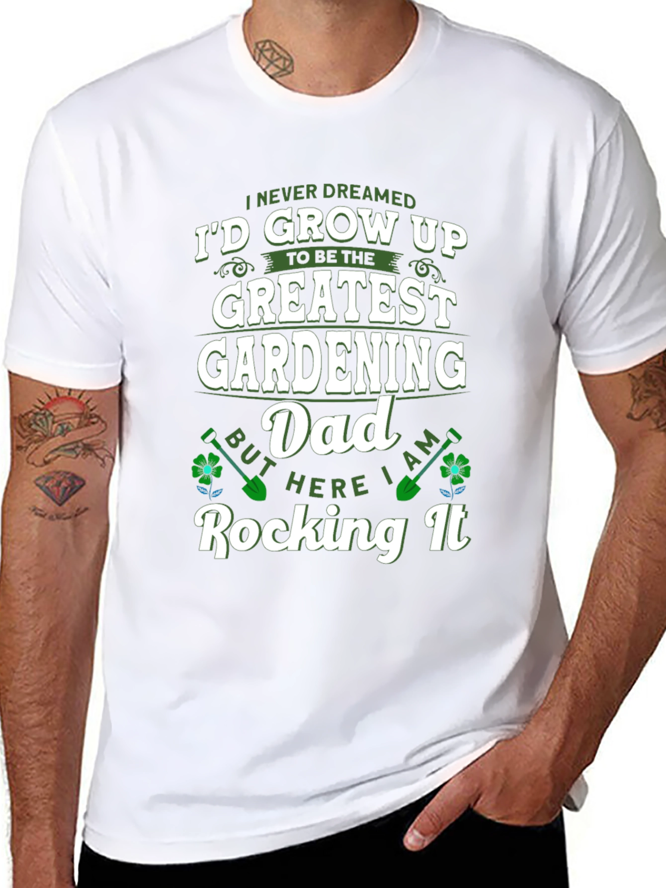 Greatest Gardening Dad T-Shirt