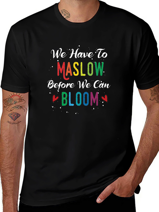 Maslow Bloom T-Shirt - Motivational Tee