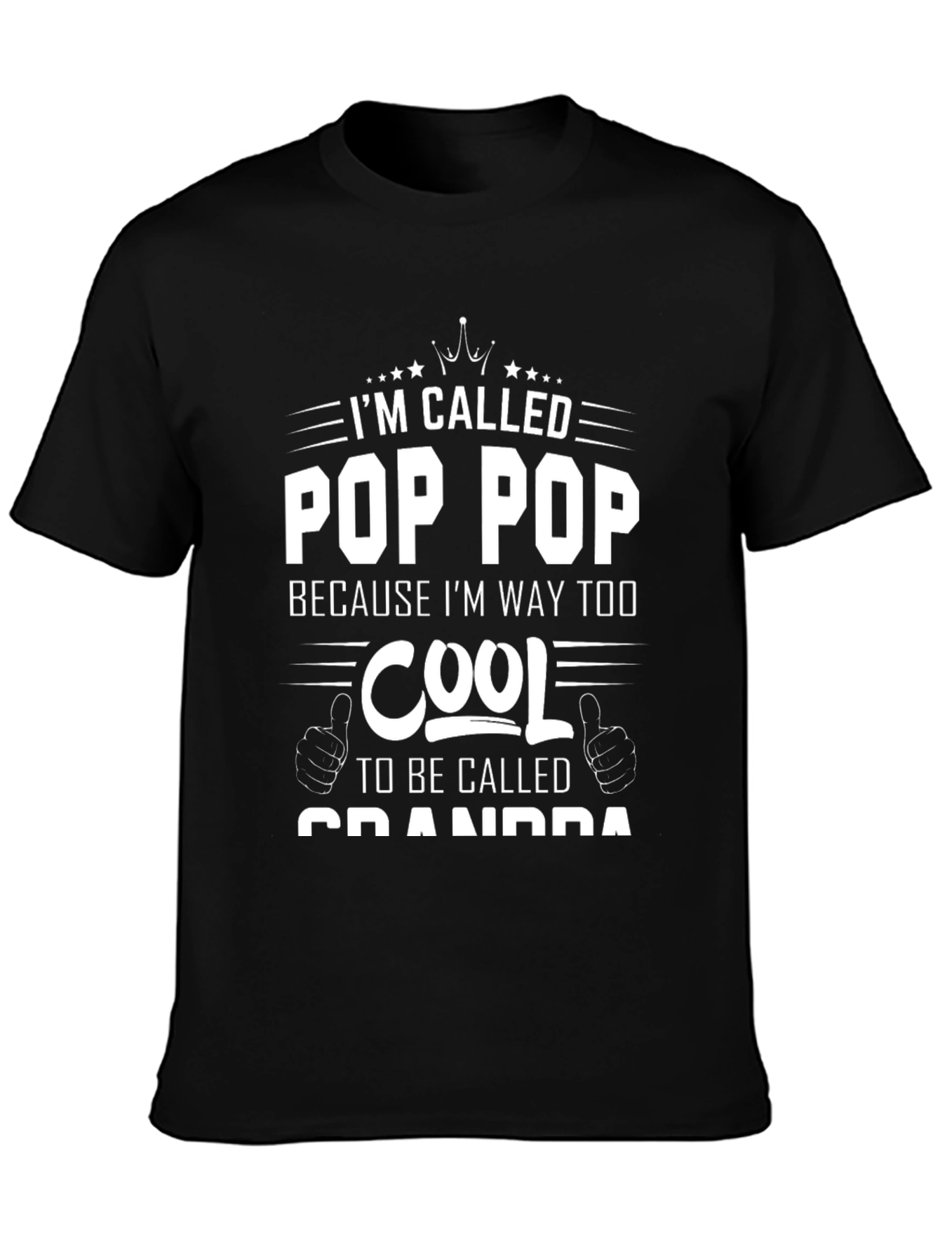 Pop Pop Cool Grandpa T-Shirt