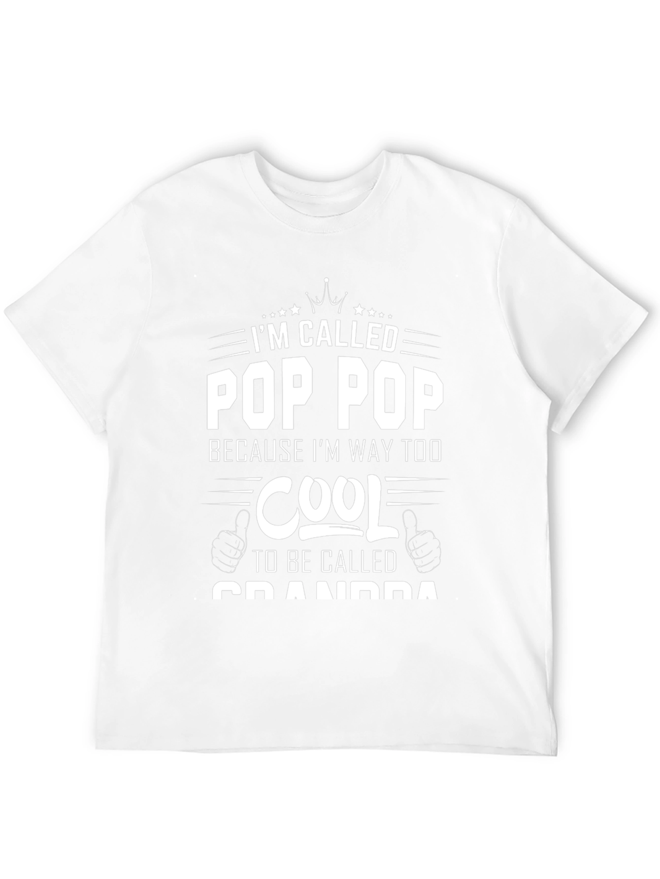 Pop Pop Cool Grandpa T-Shirt