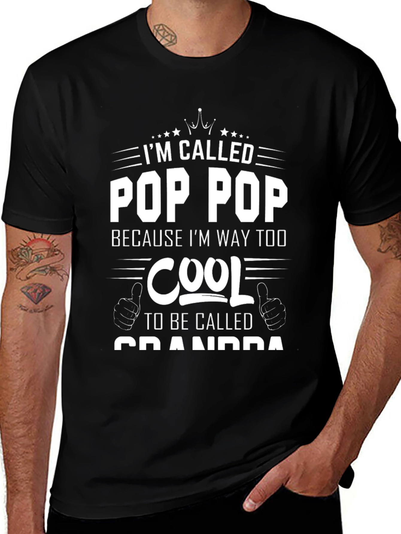 Pop Pop Cool Grandpa T-Shirt