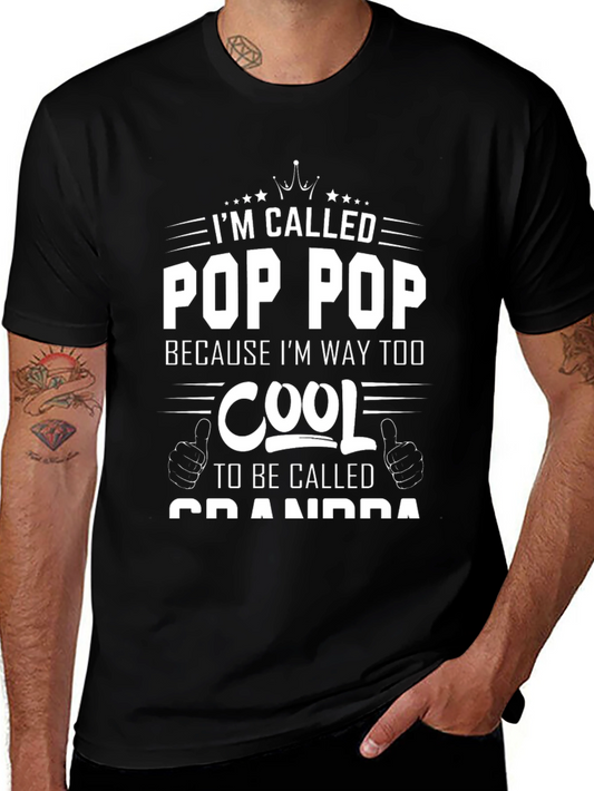 Pop Pop Cool Grandpa T-Shirt