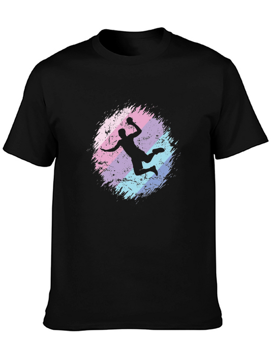 Handball Silhouette T-Shirt - Athletic Style