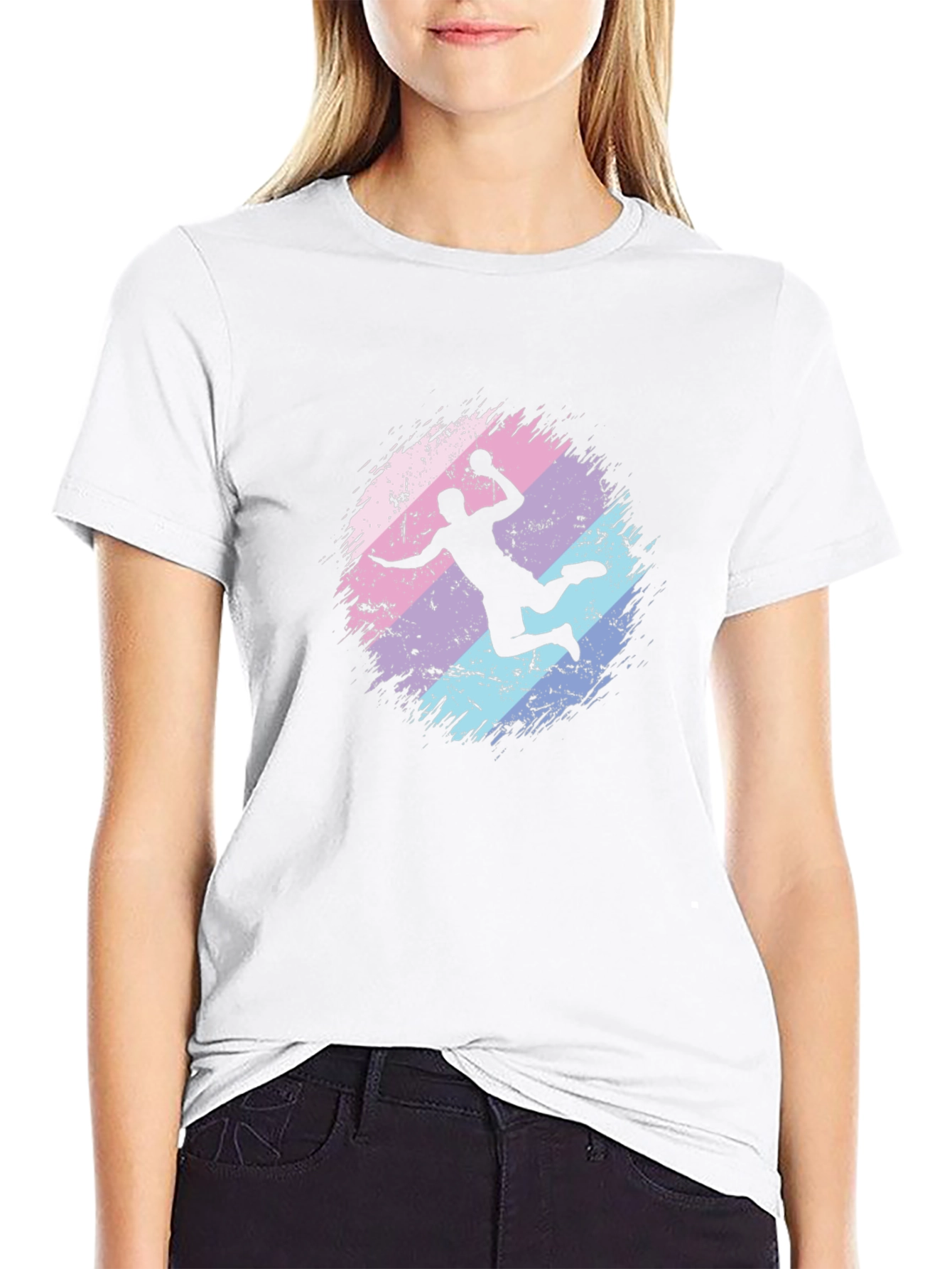 Handball Silhouette T-Shirt - Athletic Style