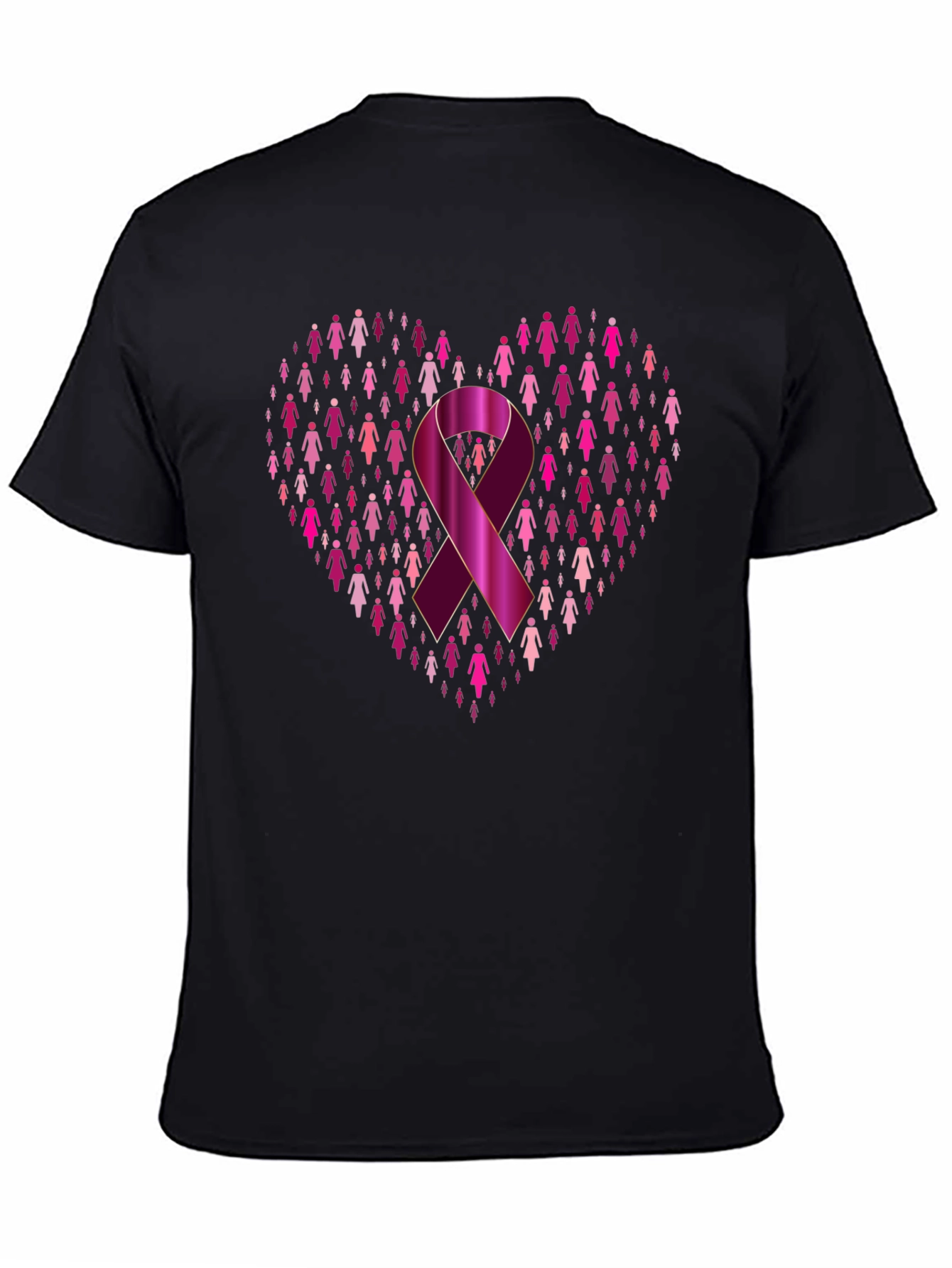 Breast Cancer Awareness Heart T-Shirt