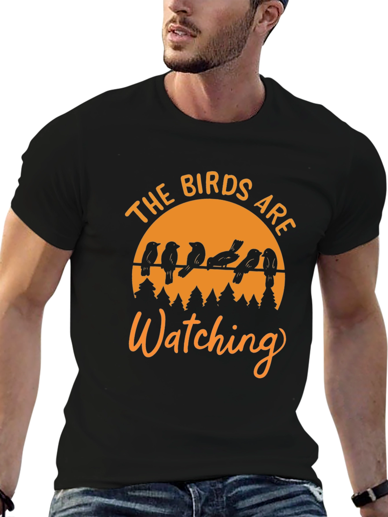 The Birds Are Watching Graphic T-Shirt