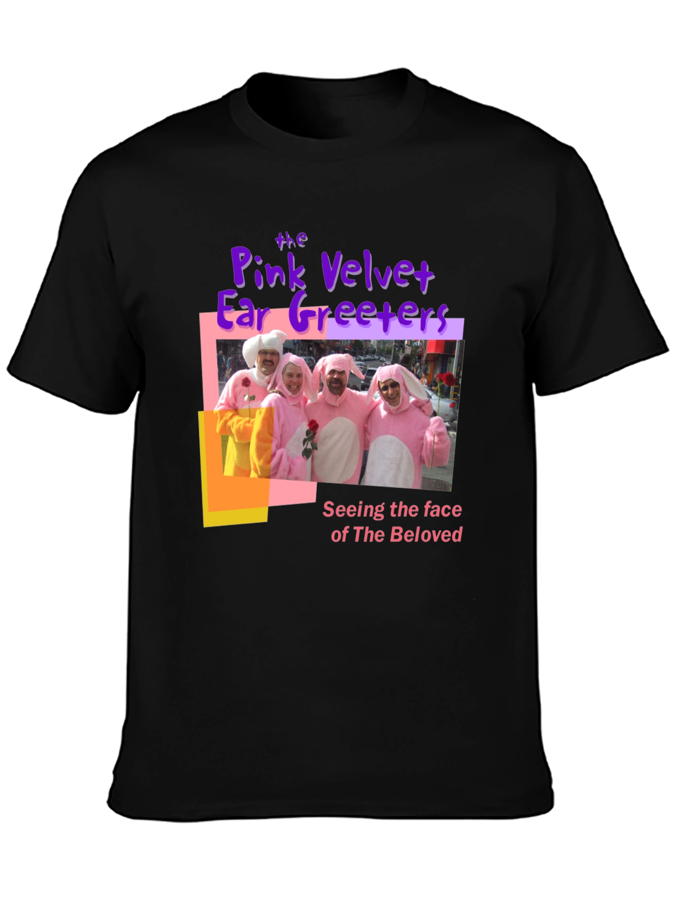 Pink Velvet Ear Greeters T-Shirt