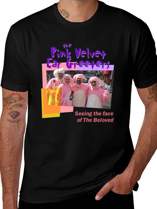 Pink Velvet Ear Greeters T-Shirt