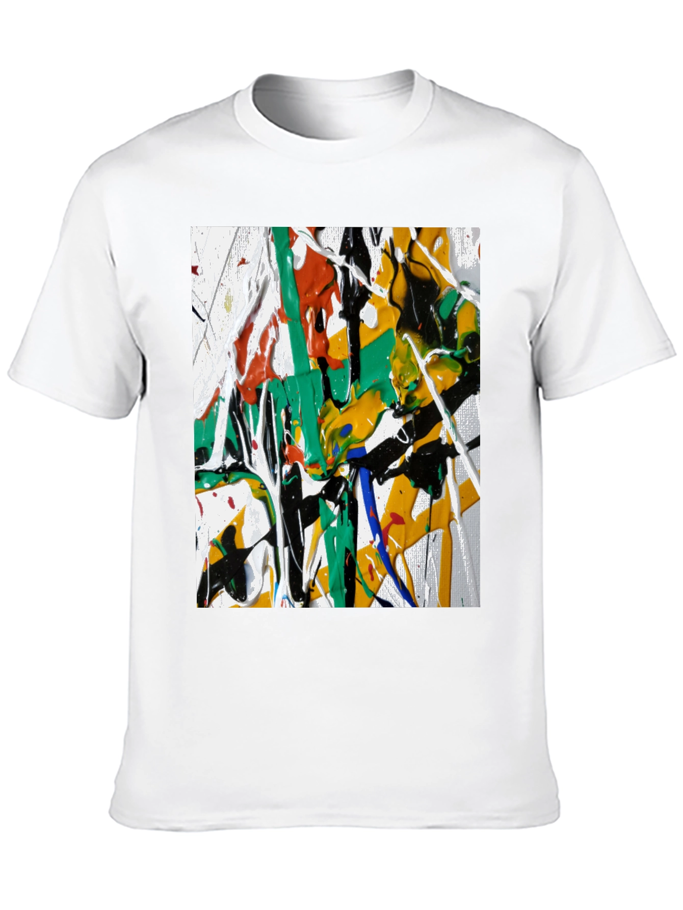 Abstract Art Black T-Shirt