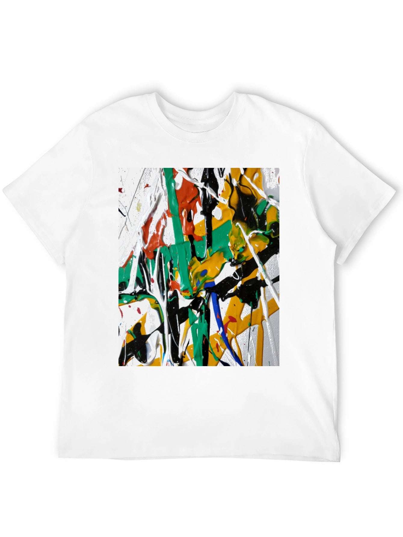 Abstract Art Black T-Shirt