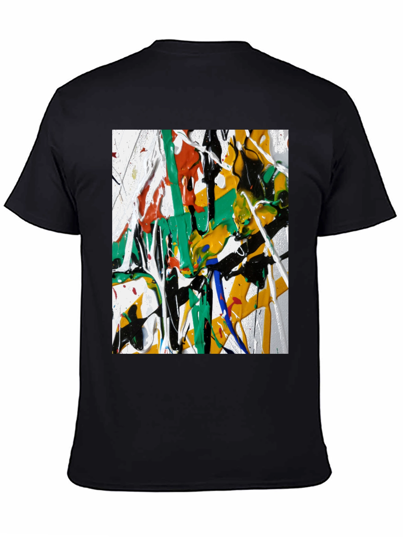 Abstract Art Black T-Shirt