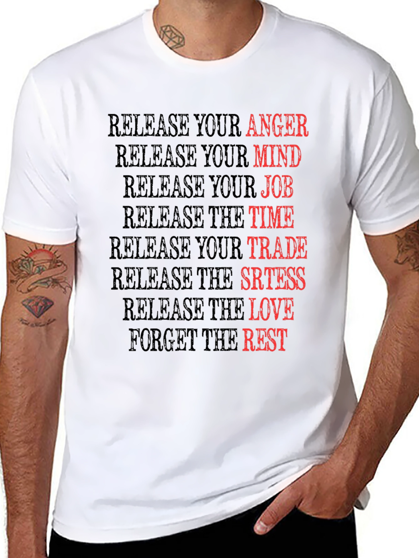 Release Your Anger Graphic T-Shirt