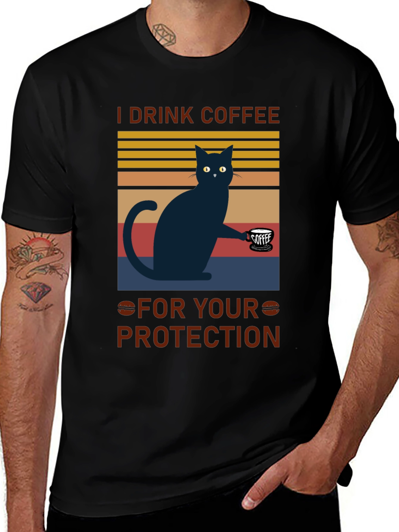 I Drink Coffee for Your Protection T-Shirt