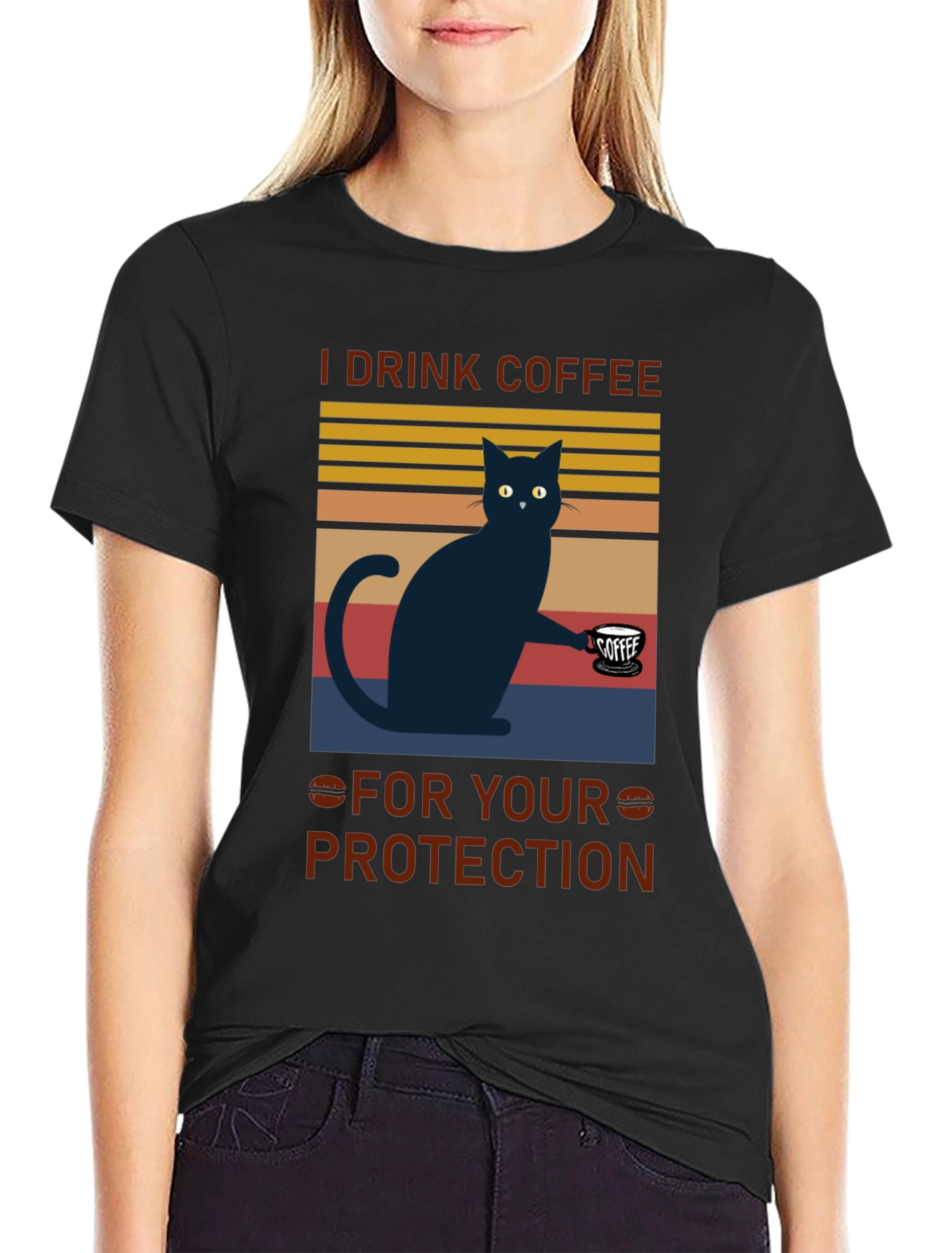 I Drink Coffee for Your Protection T-Shirt