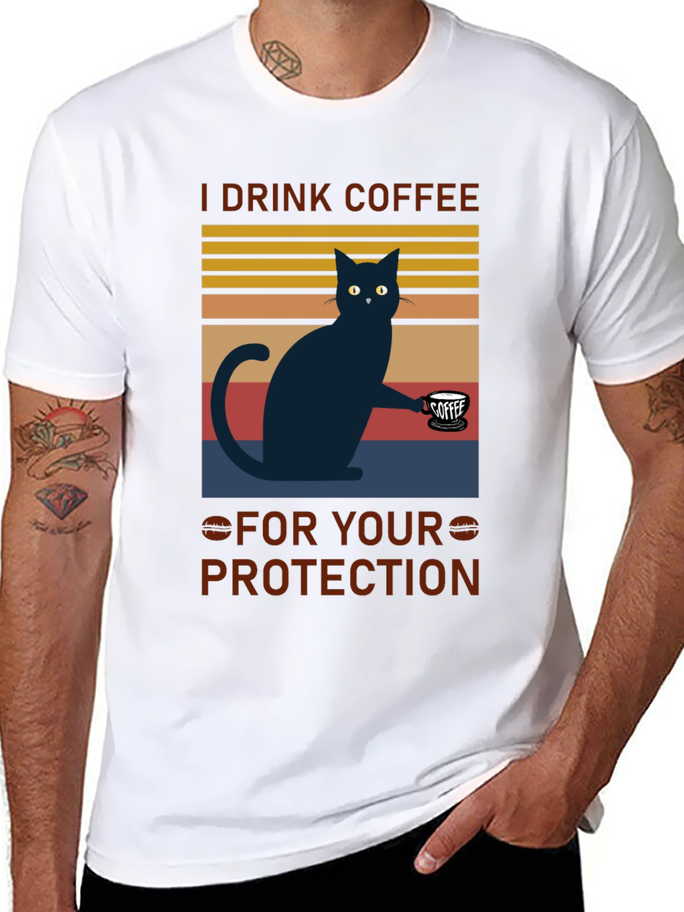 I Drink Coffee for Your Protection T-Shirt