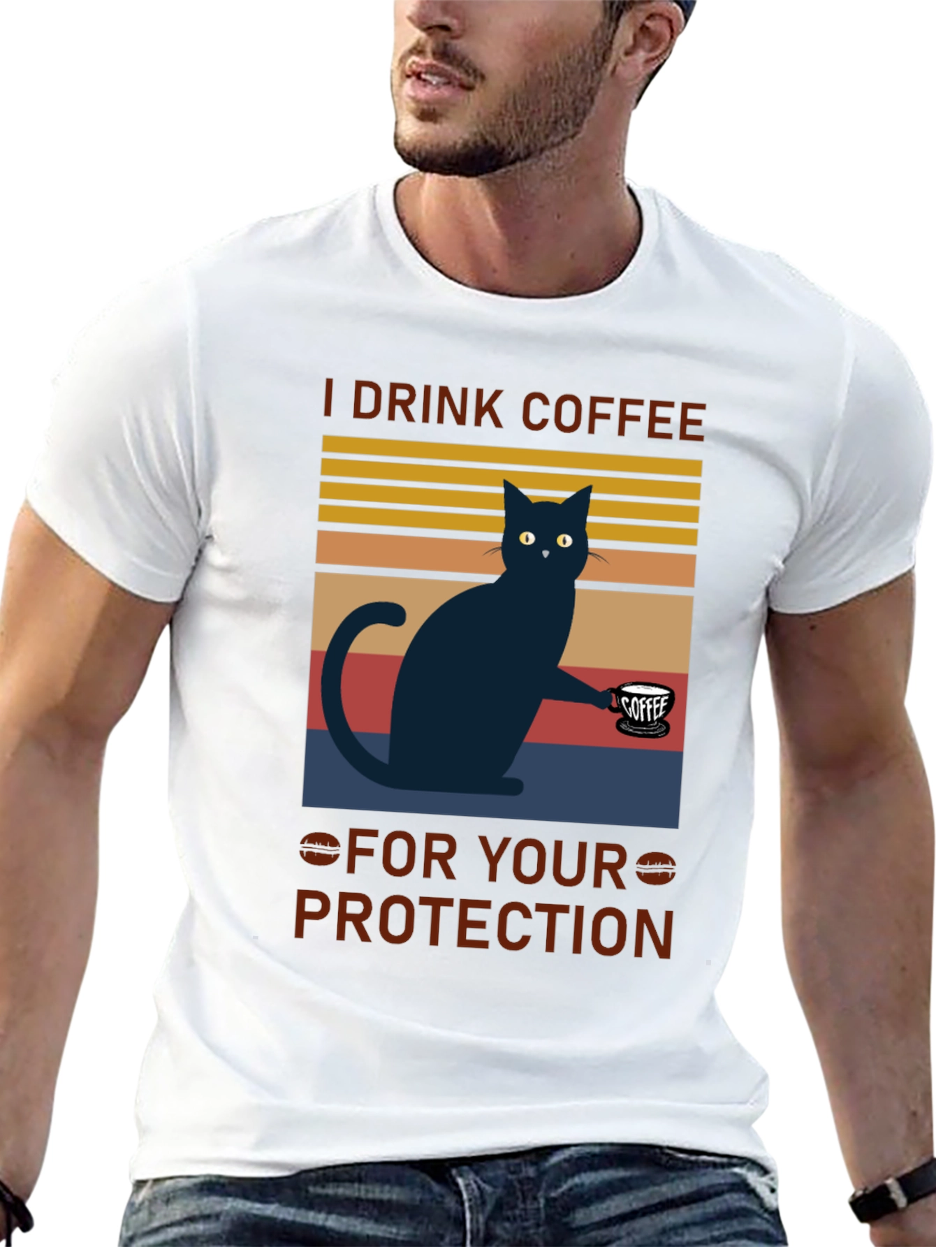 I Drink Coffee for Your Protection T-Shirt