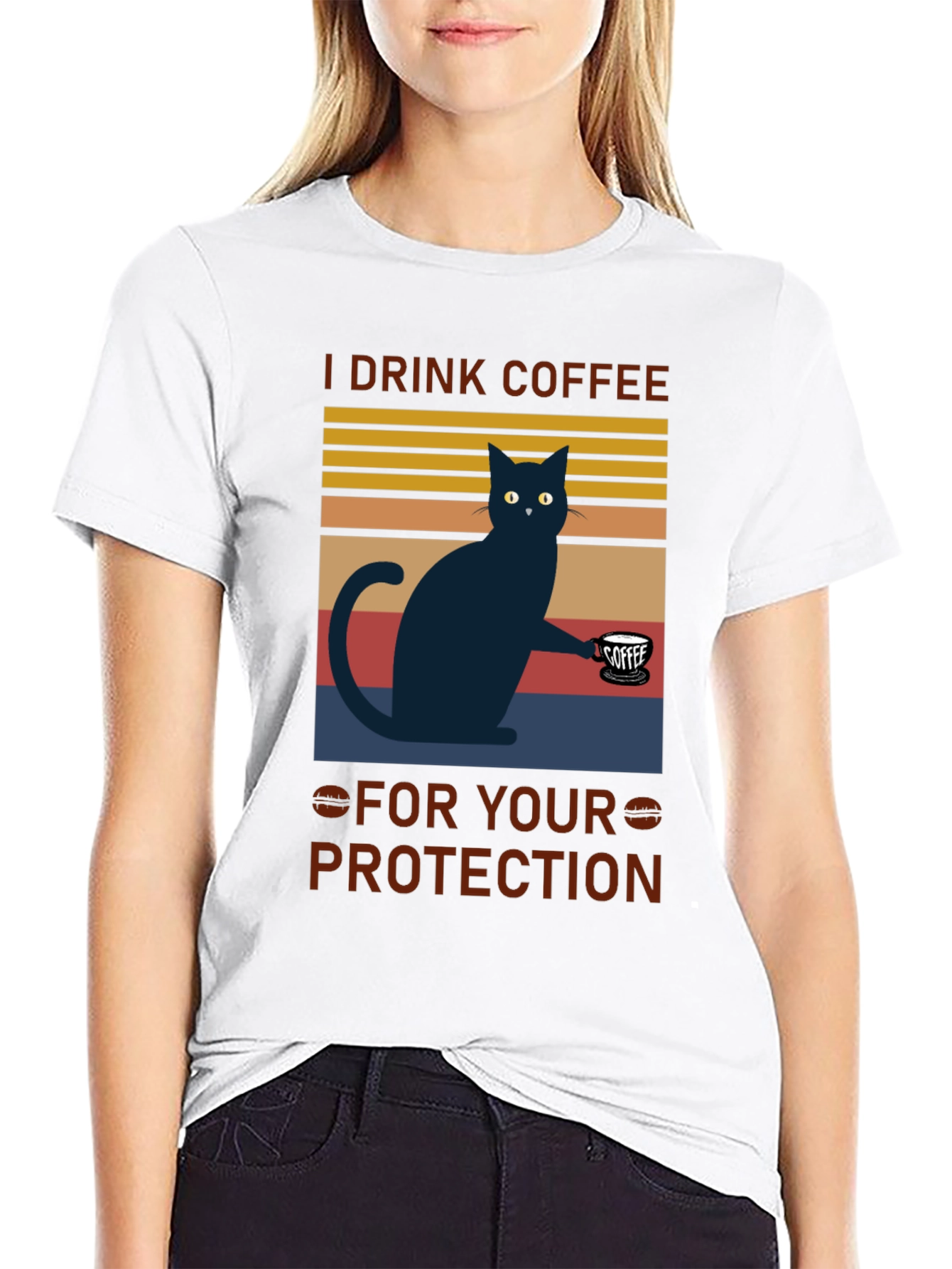 I Drink Coffee for Your Protection T-Shirt