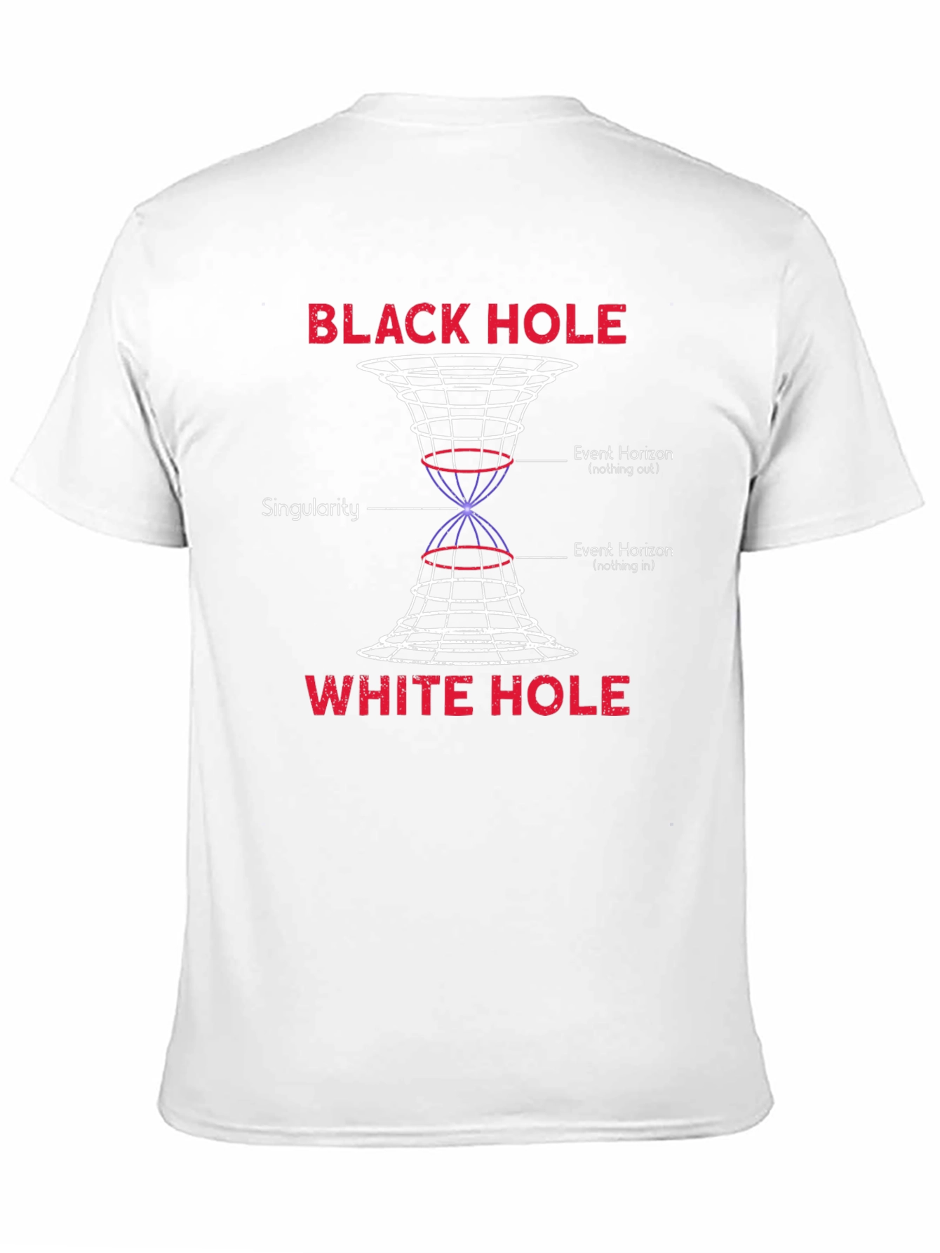 Black Hole White Hole Science Graphic T-Shirt