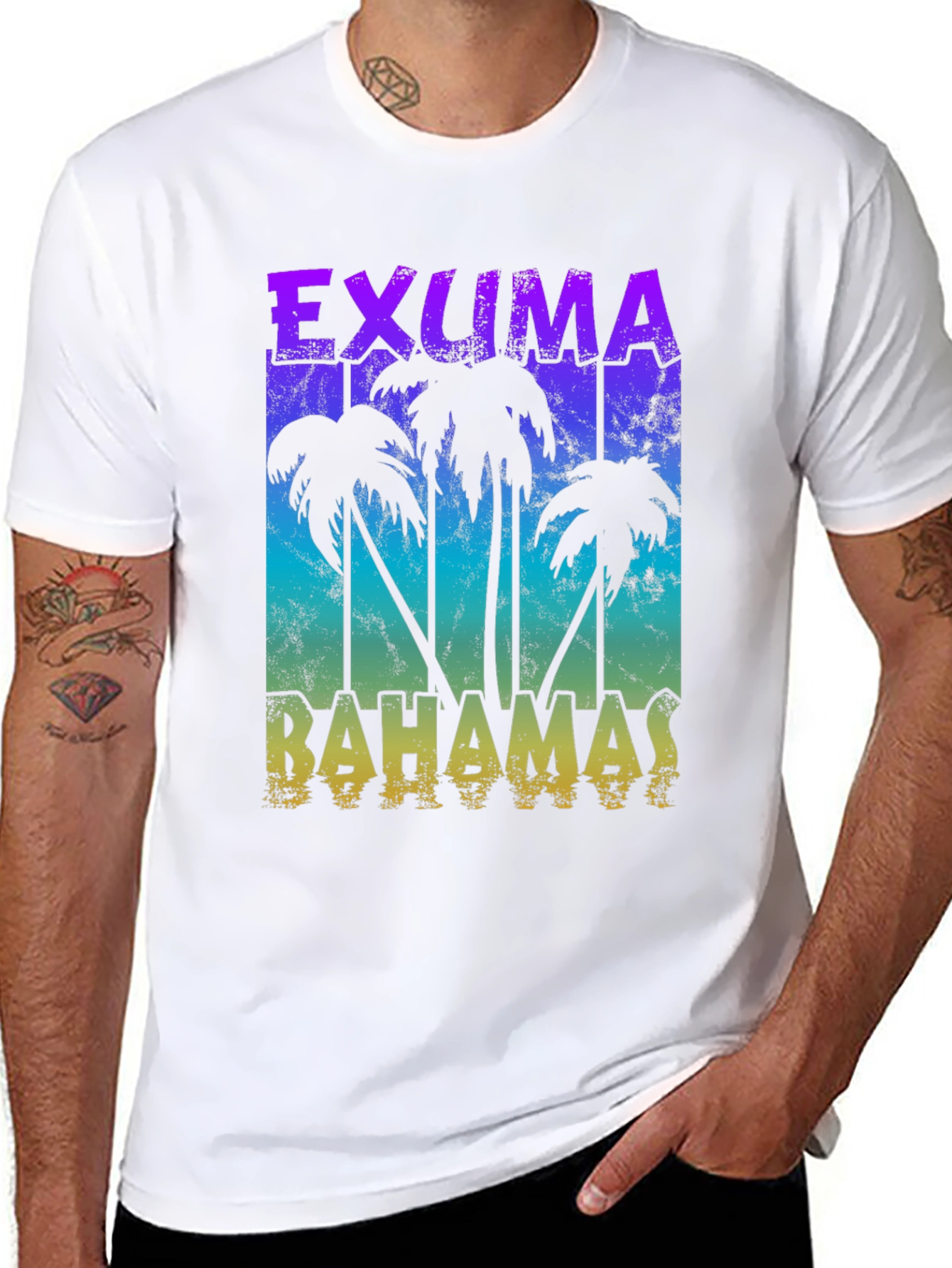 Exuma Bahamas Graphic T-Shirt - Island Vibes