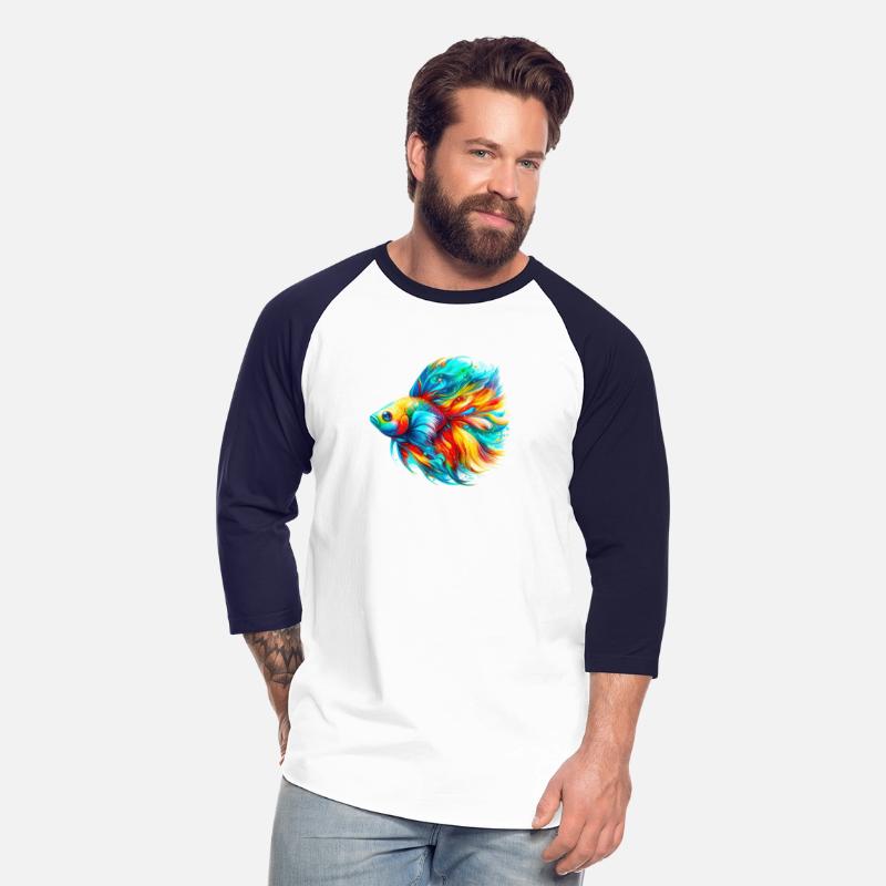 Fairy veil fish with vibrant colors