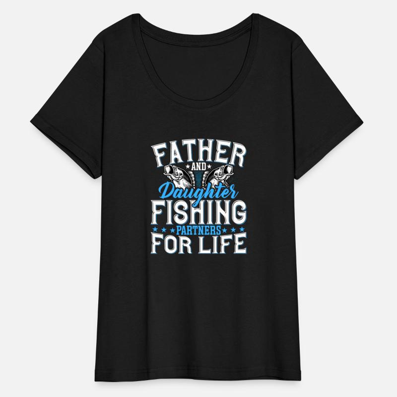 Father And Daughter Fishing Partners Fishing Lover