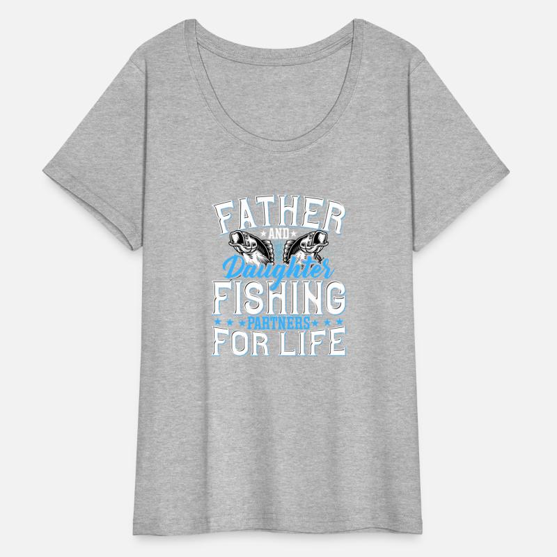 Father And Daughter Fishing Partners Fishing Lover