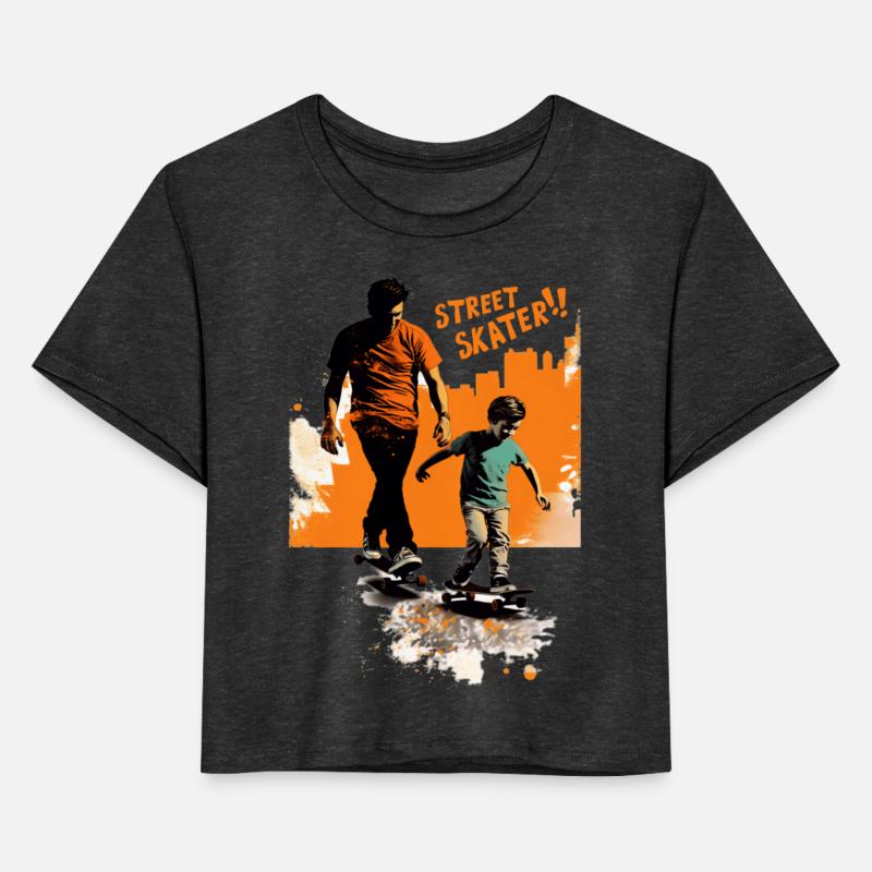 Father And Son Skateboard Father's Day Gift