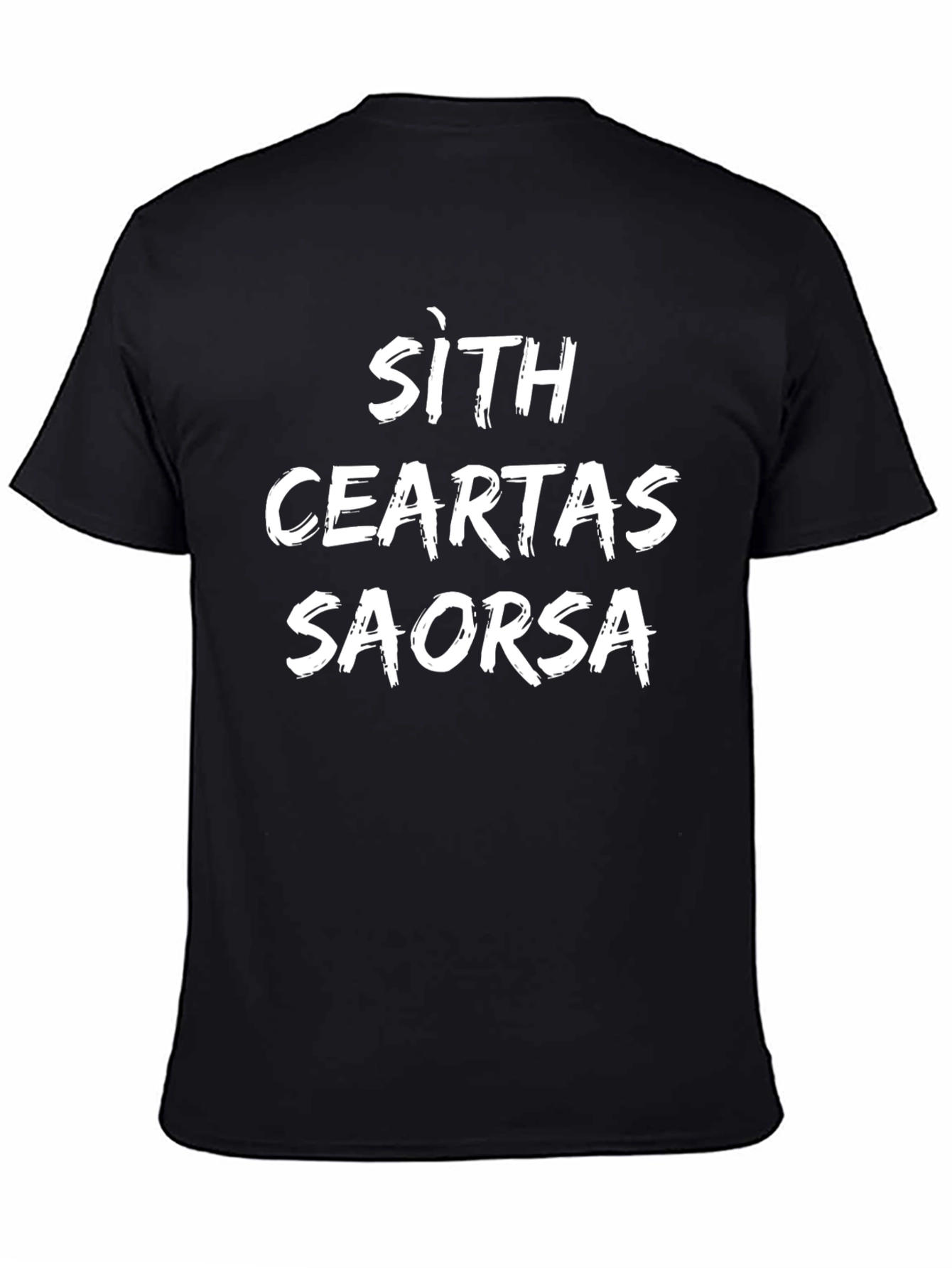 Sith Ceartas Saorsa T-Shirt - Black