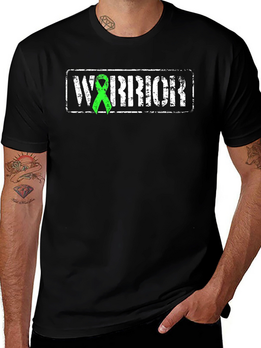 Warrior Green Ribbon Awareness T-Shirt