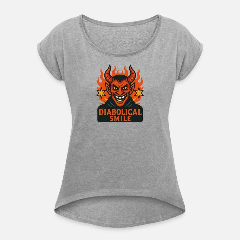 Fiery Demon Smile Graphic