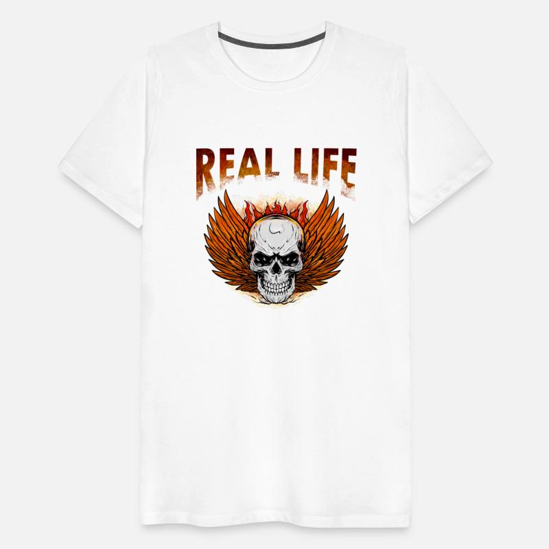 Fire winged skull