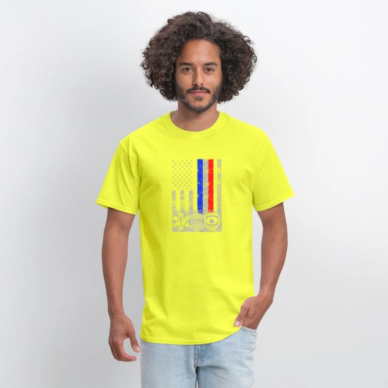 Fireman Police Emt First Responder Flag